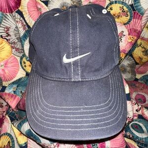 Nike Navy Denim Style Blue Baseball Cap Hat